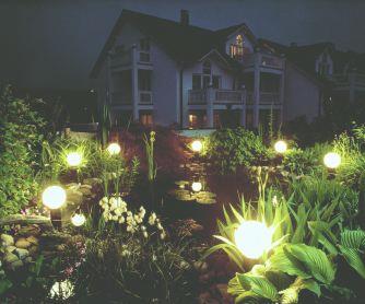 Éclairage de jardin